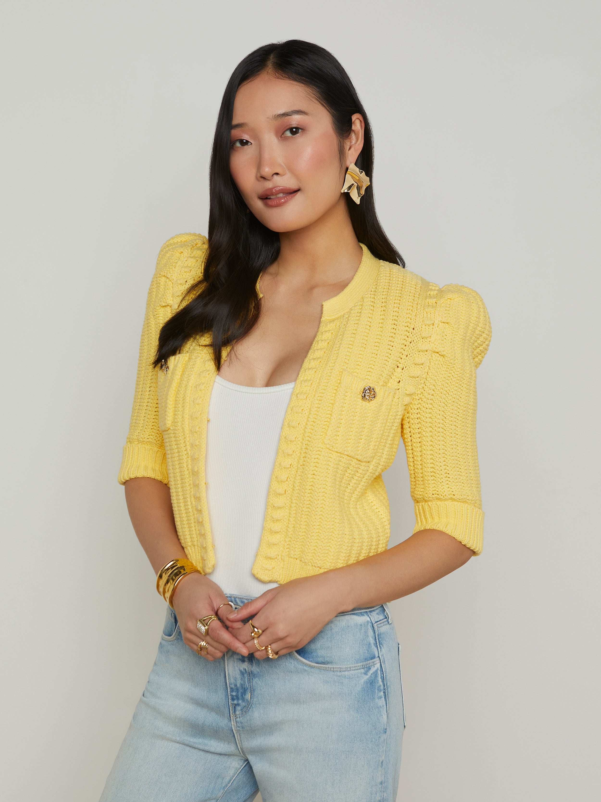 Delilah Cropped Cardigan